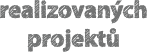realizovaných projektů